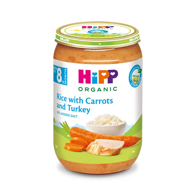 HiPP Organic Ready-Made Baby Food Jar (220g)