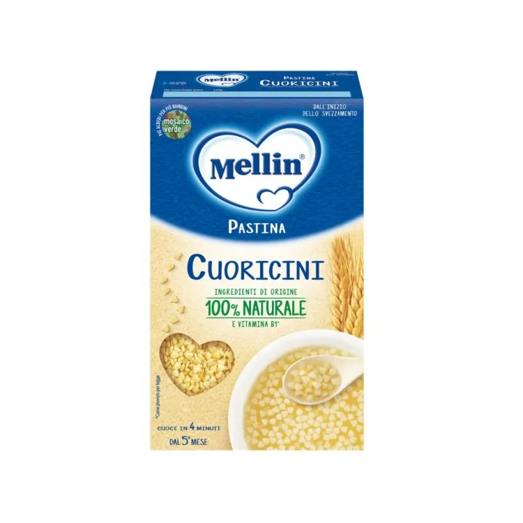 Mellin Cuoricini — Heart-Shaped Pasta (320g)