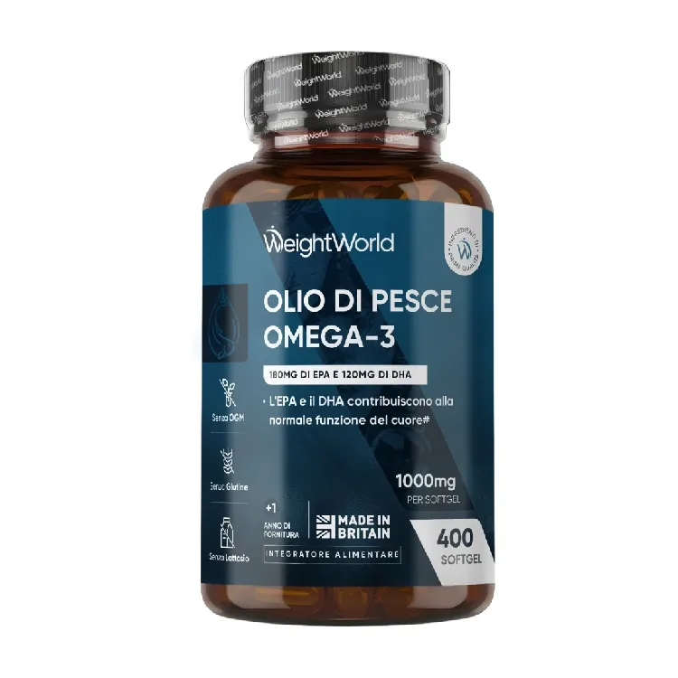 WeightWorld Olio di Pesce Omega 3 — 1000mg